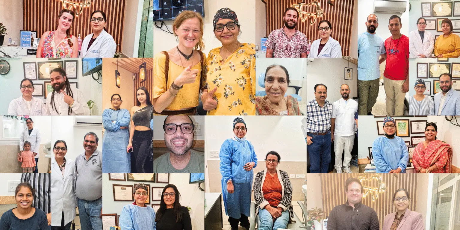 Happy Dental Implant Patients at Oraa Care Delhi