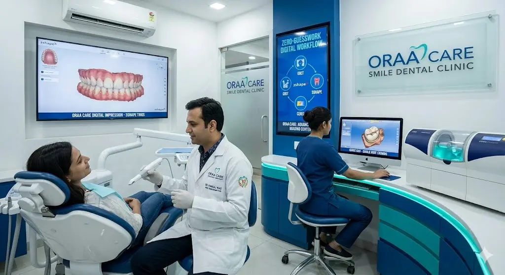 Digital Diagnostic Scanning HUD at Oraa Care Smile Dental Clinic